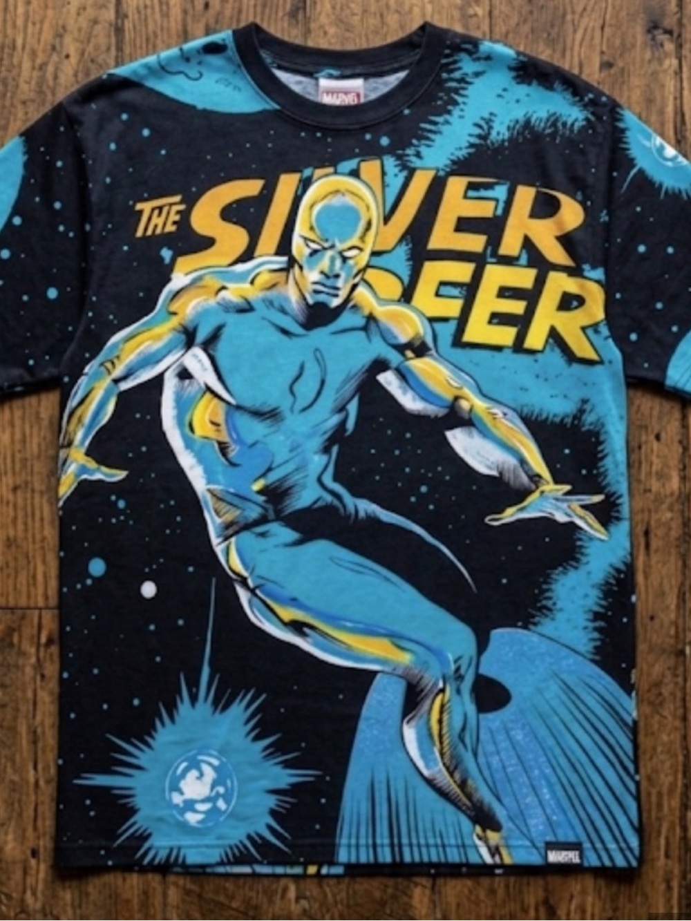 Silver Surfer vs Cable AOP Grail Graphic T-Shirt limited edition New